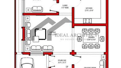 10 Marla House Design | 35x65 House Plan