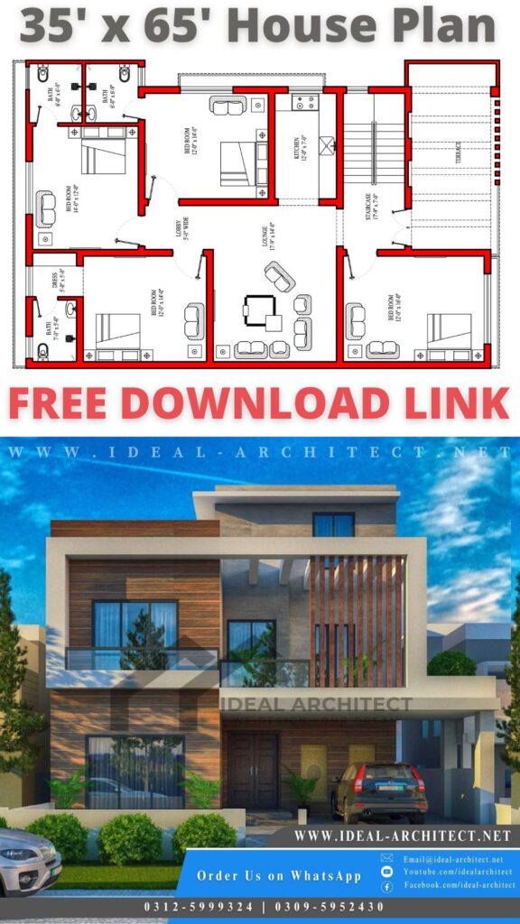 10 Marla House Design | 10 Marla House Plan 