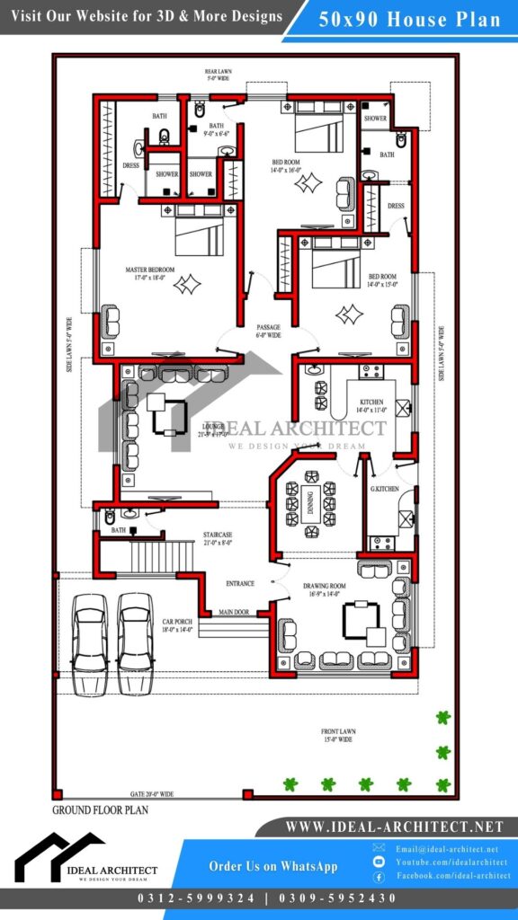 50x90-house-plan-1-kanal-house-design