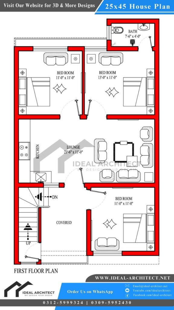 25x45 House Plan