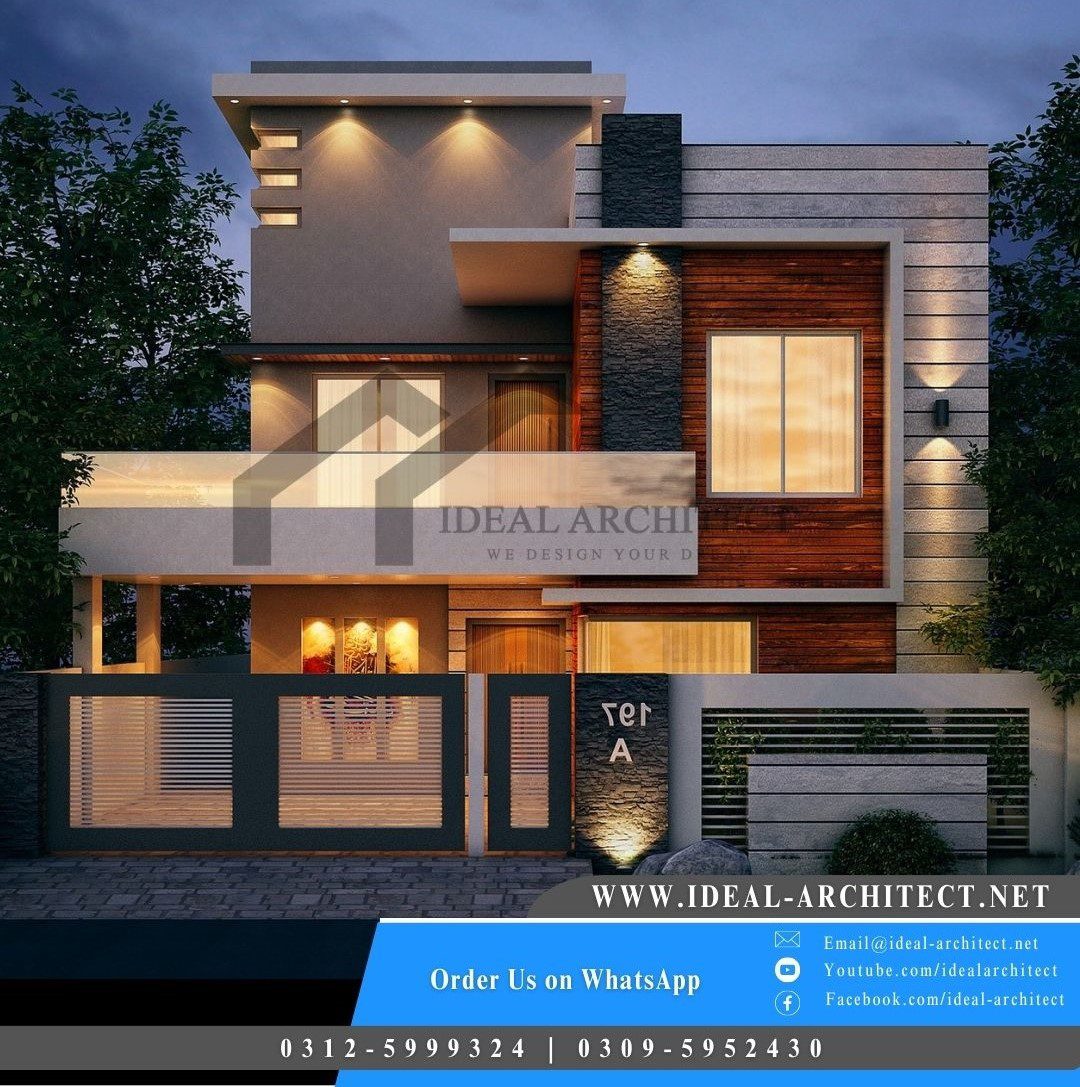 8 Marla House Design Pakistan | 30x60 House Plans