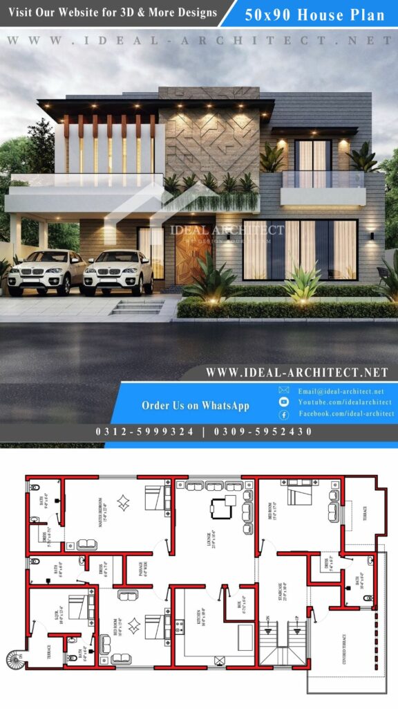 House Plan for 1 Kanal | House in Pakistan Designs | Home Designs Pakistan