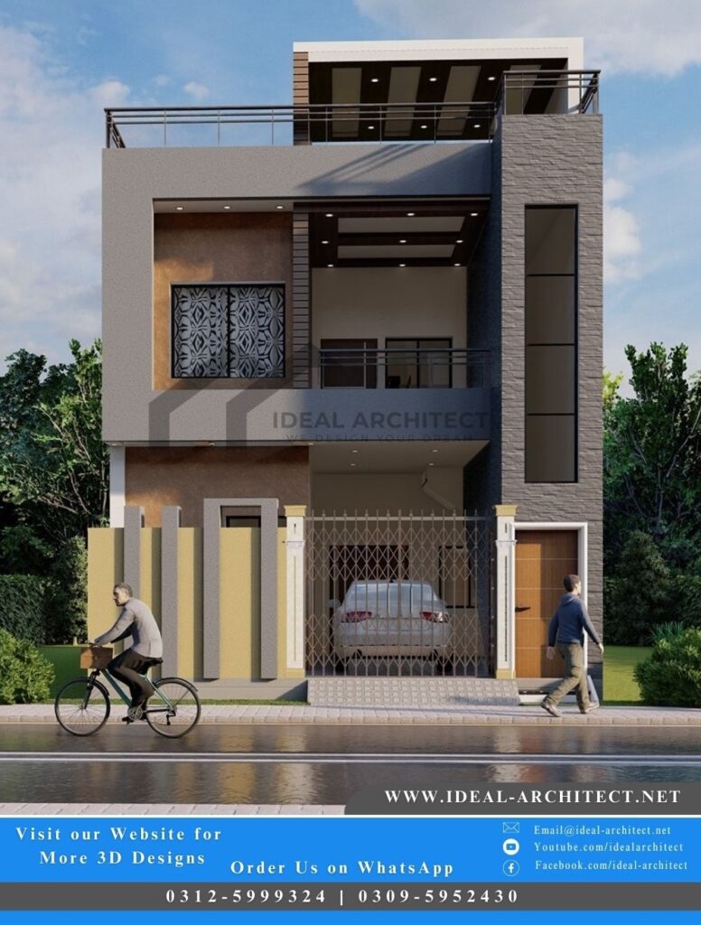 8 Marla House Design Pakistan