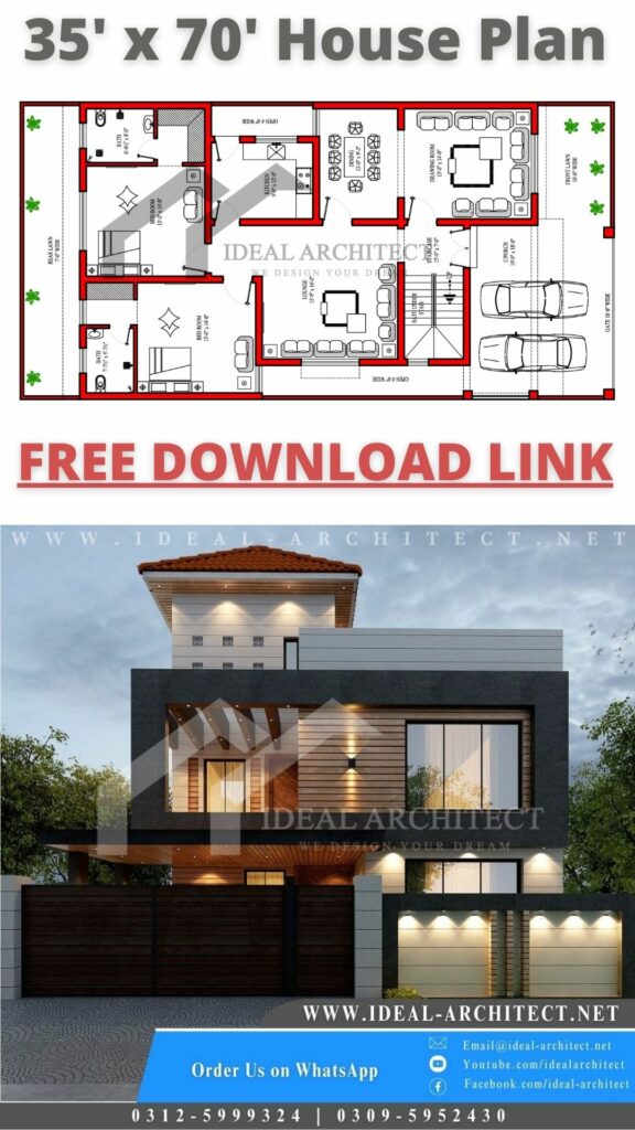 10 Marla House Plans | 10 Marla House Designs
