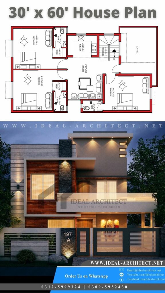 30x60 House Plan