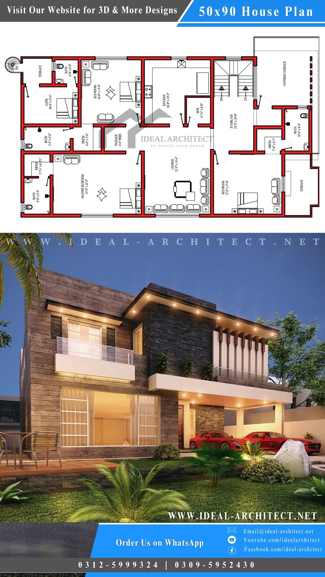 1 Kanal House Plan | 1 Kanal House Design