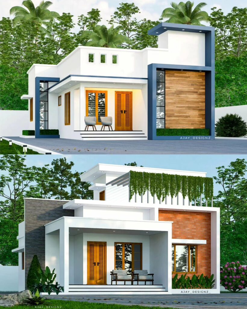 Single Floor House Front Design | Single Floor Elevation Design