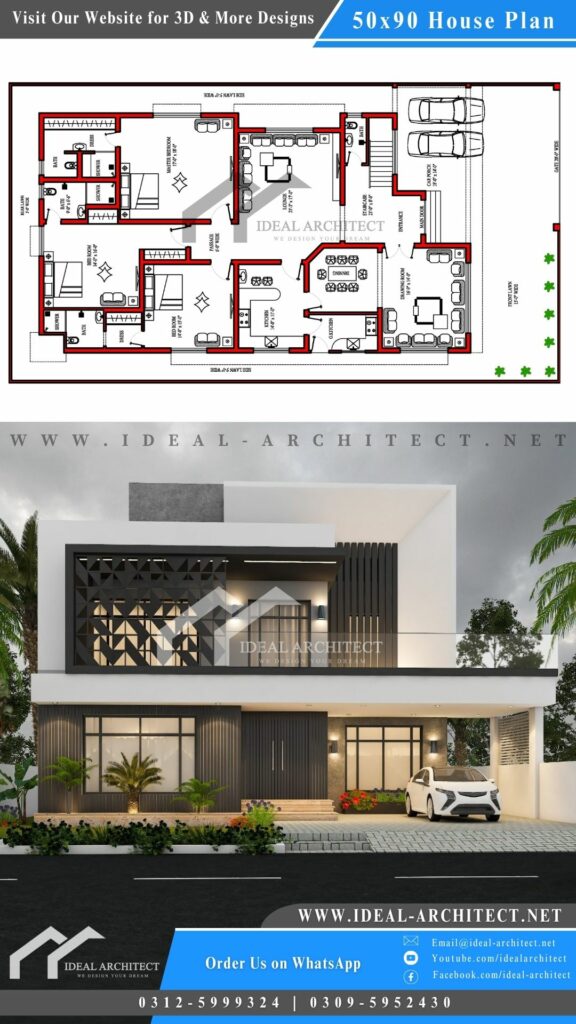 Design of 1 Kanal House