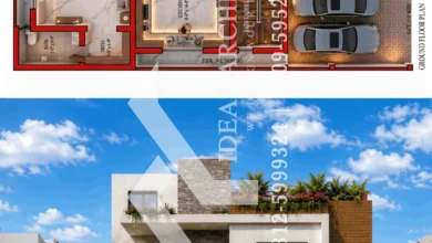 10 marla house design Pakistan 3D