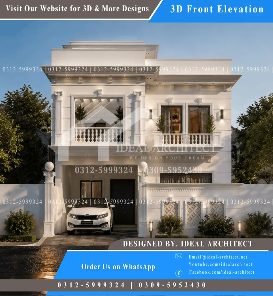 25x45 house front design five marla house design 3d modern elevation pakistan home design 5 marla neoclassical