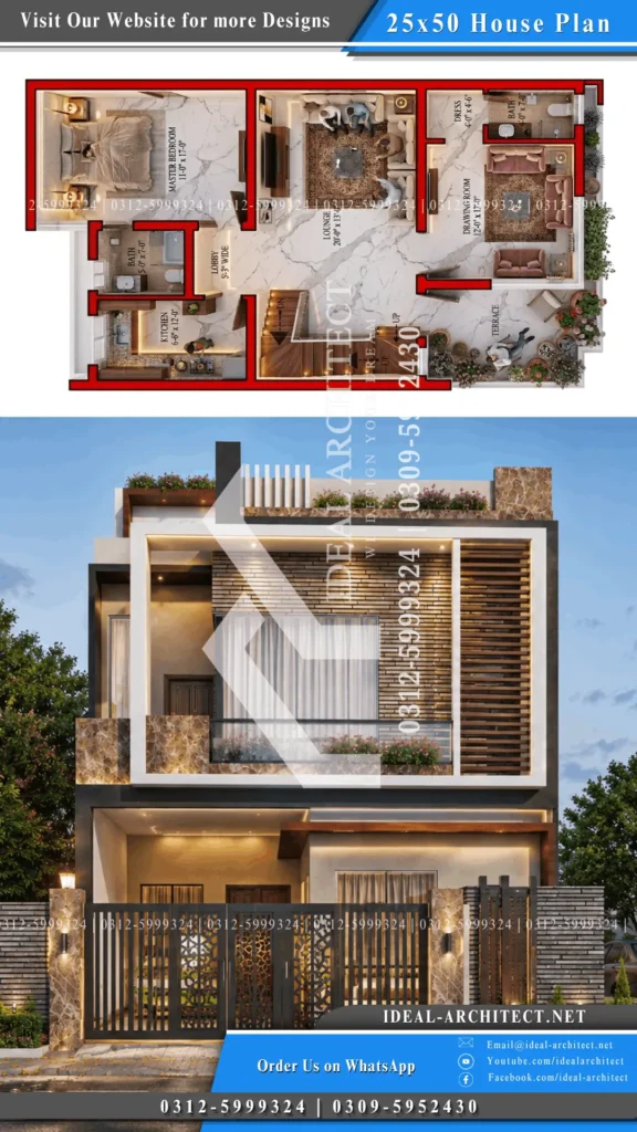 25x50 house plan