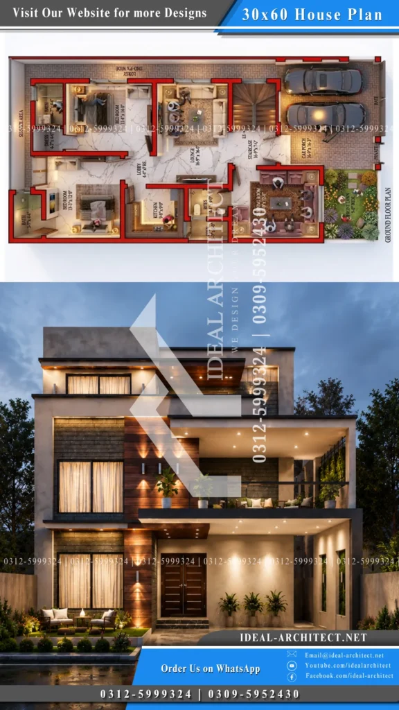30x60 house plan