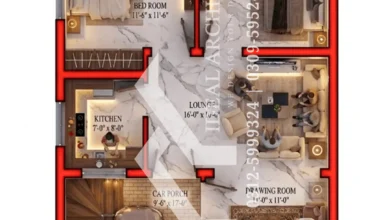 5 marla house plan 25x50