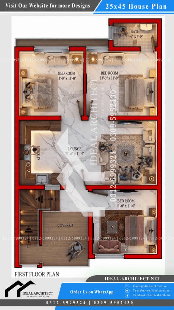 5 marla house plan 3 bedroom ghar ka naqsha 5 marla