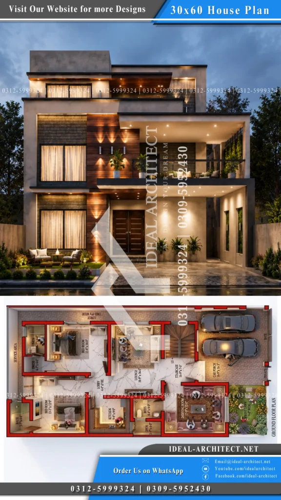7 marla house plan
