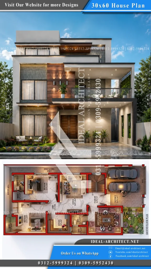 8 marla house front design in pakistan