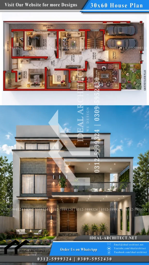 8 marla house plan pakistan
