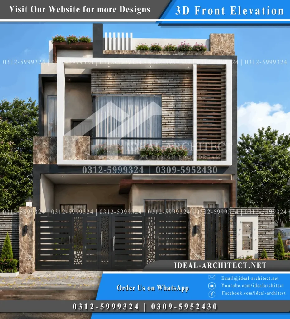 five marla house design