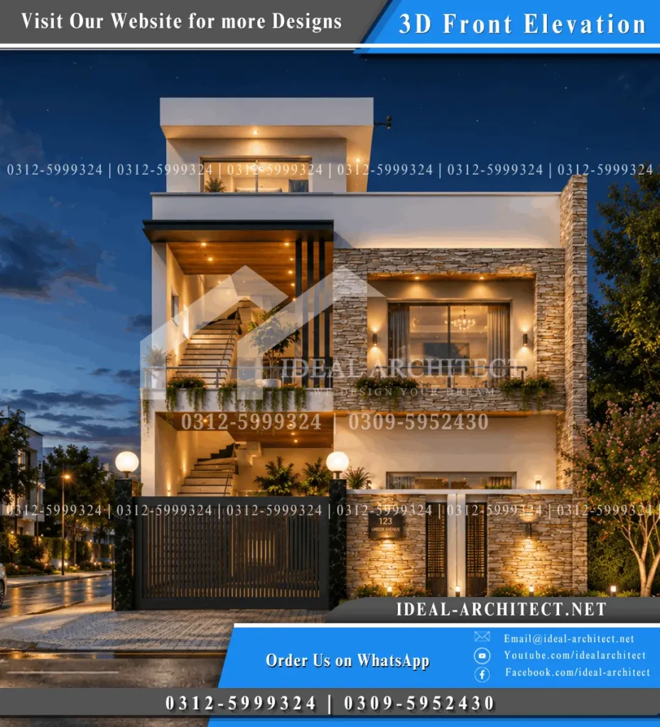 modern 5 marla house design