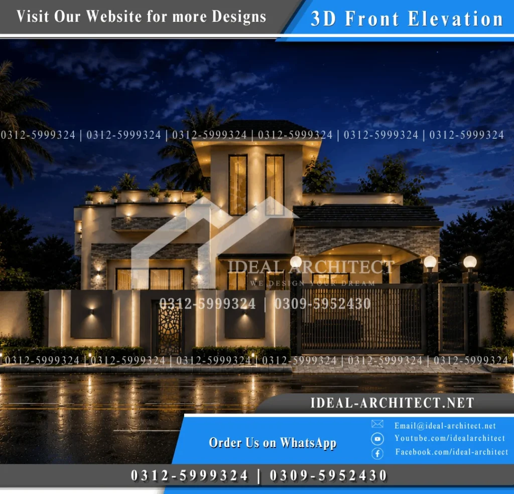 10 Marla House Elevation
